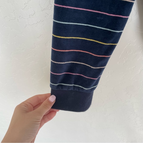 Marine Layer Auckland Bomber Jacket Velour Stripes - Picture 5 of 10